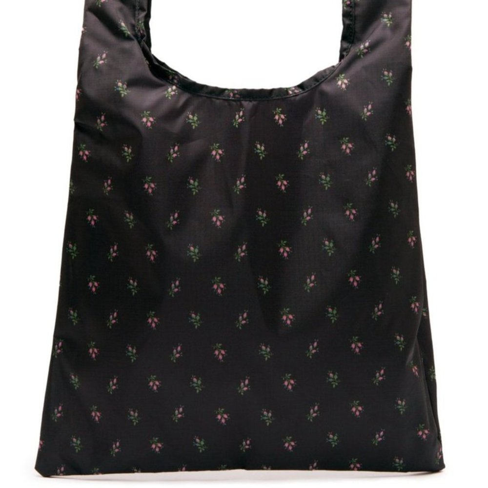 mini tote / custom-floral printed ripstop nylon